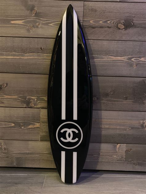 chanel surfboard to buy|chanel surfboard decor.